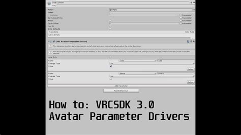 It indicates, "Click to perform a search". . Vrc avatar parameter driver does not contain a definition